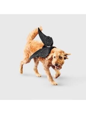 Boots & Barkley Pet Angel Wings Costume Reflective XS XXS Halloween Dog Cat NWT